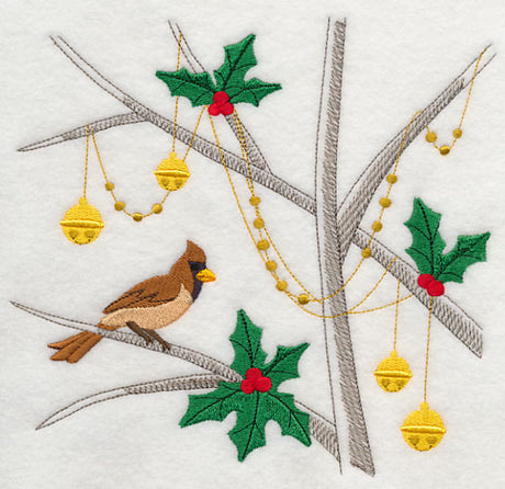 Branching Out with Christmas - Cardinal (Female)