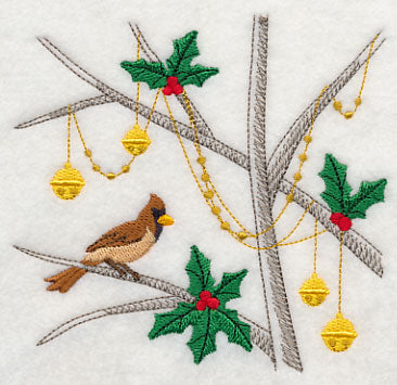 Branching Out with Christmas - Cardinal (Female)