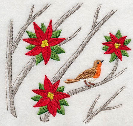 Branching Out with Christmas - European Robin