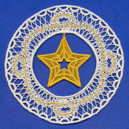Star Ornament (Battenburg Lace)