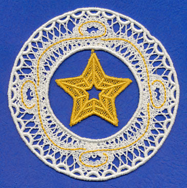 Star Ornament (Battenburg Lace)
