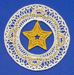 Star Ornament (Battenburg Lace)