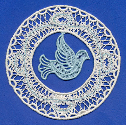 Dove Ornament (Battenburg Lace)