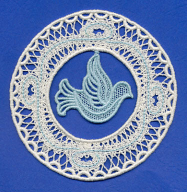 Dove Ornament (Battenburg Lace)