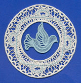 Dove Ornament (Battenburg Lace)