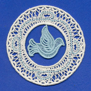 Dove Ornament (Battenburg Lace)