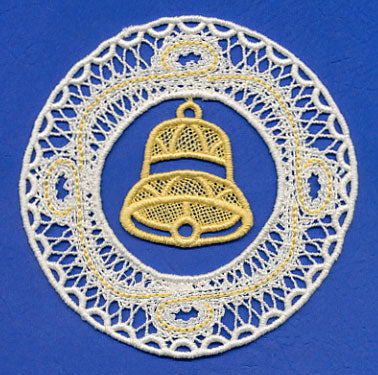 Bell Ornament (Battenburg Lace)