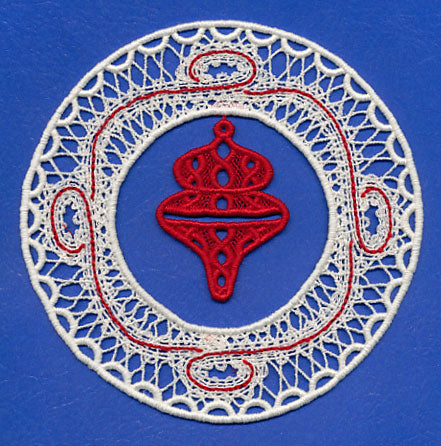 Festive Ornament (Battenburg Lace)