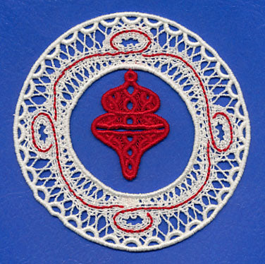 Festive Ornament (Battenburg Lace)