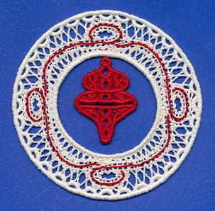 Festive Ornament (Battenburg Lace)