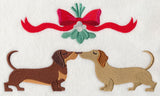 Meet Me Under the Mistletoe - Dachshunds