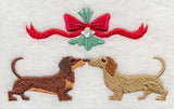 Meet Me Under the Mistletoe - Dachshunds