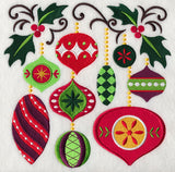 Fa La La Fancy Ornament Square