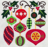 Fa La La Fancy Ornament Square