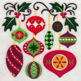 Fa La La Fancy Ornament Square