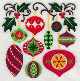 Fa La La Fancy Ornament Square