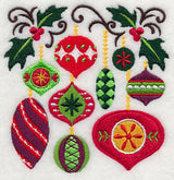 Fa La La Fancy Ornament Square