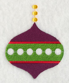 Fa La La Fancy Ornament 3