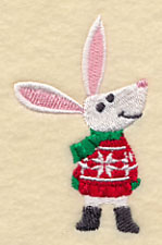 Beverly Bunny in Christmas Sweater