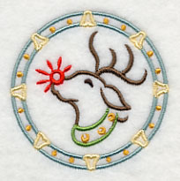 Bright Rudolph Circle