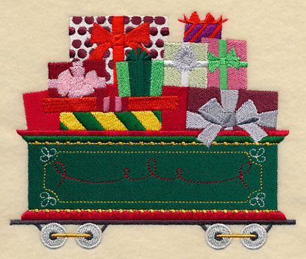 Christmas Train - Wrapped Gifts Car