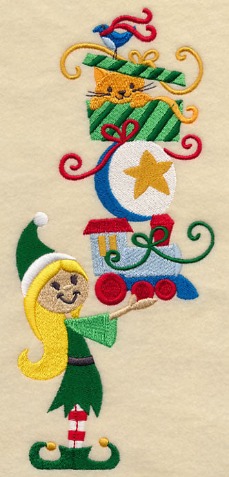 Christmas Toyland Tower - Girl Elf