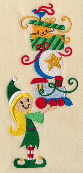 Christmas Toyland Tower - Girl Elf