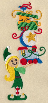 Christmas Toyland Tower - Girl Elf