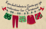 Believe in Santa Clothesline - His