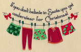 Believe in Santa Clothesline - His