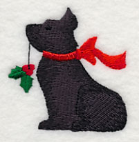 Christmas Scottie Dog