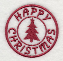 Happy Christmas Stamp