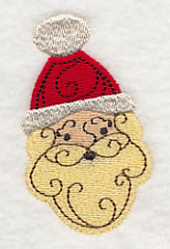 Christmas Doodle Santa Claus