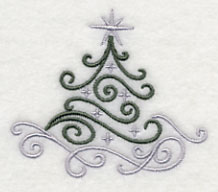 Fa La La Filigree Christmas Tree 2