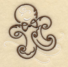 Fa La La Filigree Gingerbread Cookie