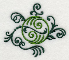 Fa La La Filigree Ornament 1