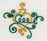 Fa La La Filigree Ornament 3