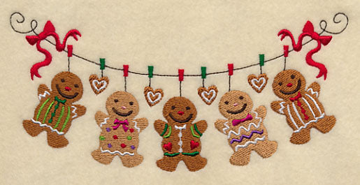 Gingerbread Cookie Clothesline