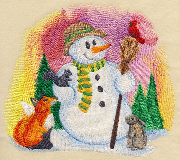 Snowy Wonderland in Watercolor