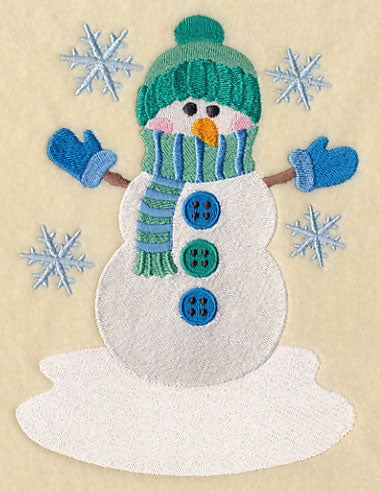Button Snowman 1