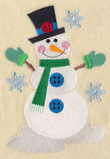 Button Snowman 2