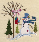Winter Meadow Snowman