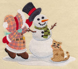 Sunbonnet Sue Builds a Snowman