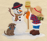 Fisherman Fred Builds a Snowman