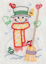 Snowman and Birds (Vintage)