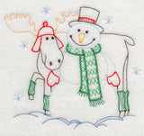 Snowman and Moose (Vintage)