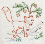 Winter Woodland Fox (Vintage)