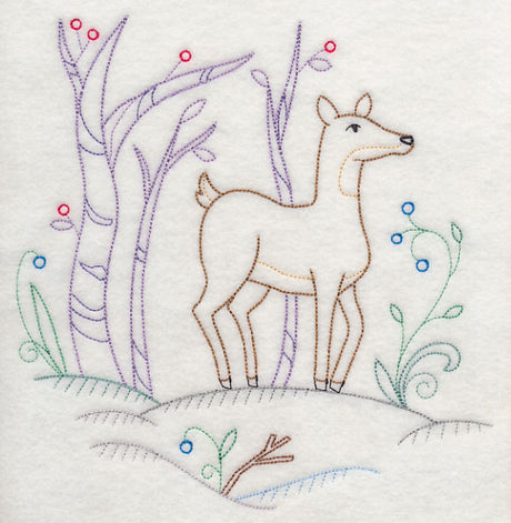 Winter Woodland Doe (Vintage)