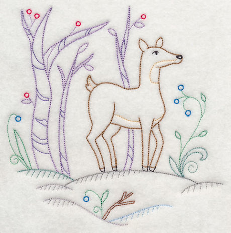 Winter Woodland Doe (Vintage)