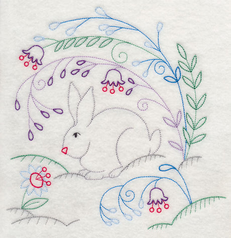 Winter Woodland Rabbit (Vintage)